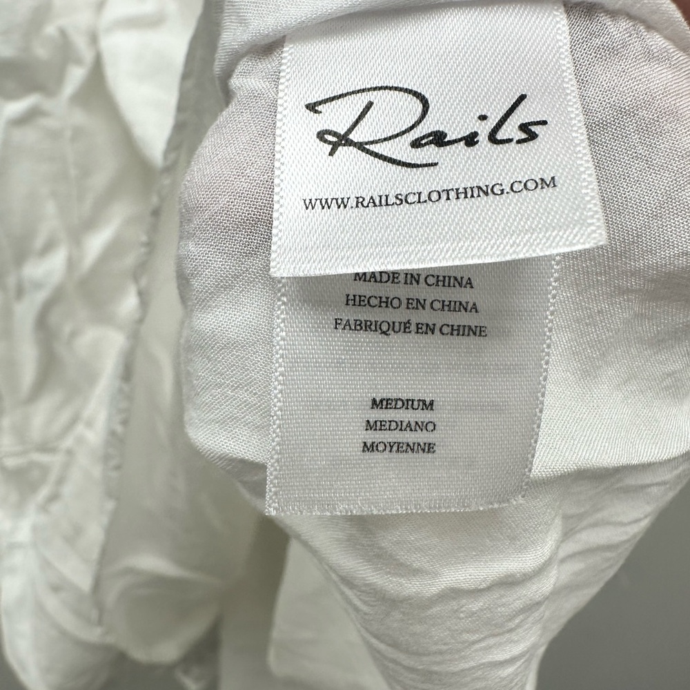 Rails White Sleeveless Midi Dress - Picture 6 of 7